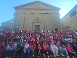 In cinquecento hanno animato la carovana rosa