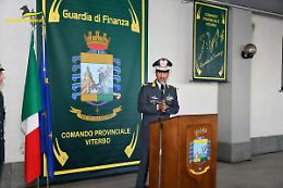 Il comandante La Malfa in visita alla Guardia di Finanza di Viterbo