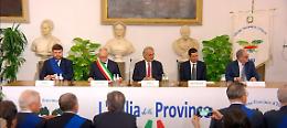 &laquo;Le Province interlocutori chiave tra istituzioni&raquo;