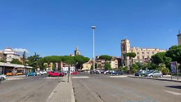 Viterbo, il parcheggio del Sacrario a pieno regime