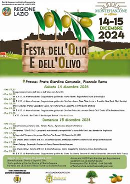 Montefiascone: al via la Festa dell&rsquo;Olio e dell&rsquo;Olivo