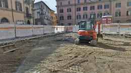 Piazza del Comune, slitta la fine dell&rsquo;intervento della Soprintendenza