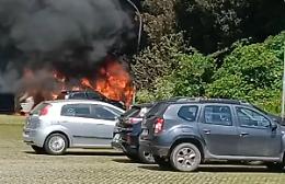 Camper esplode in un parcheggio di Sutri, un uomo resta ustionato