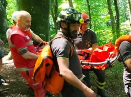 Escursionista si infortuna nella faggeta del Monte Cimino