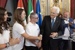 Mattarella incontra i ragazzi di Back Home