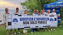 Montefiascone: in tanti al gazebo di Fratelli d&rsquo;Italia