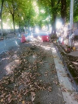 Viterbo, viale Trieste resta chiuso