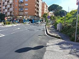 Viterbo: dopo l&rsquo;asfaltatura, sparite le strisce pedonali
