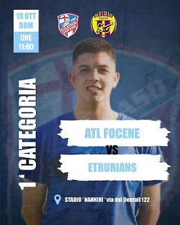 L&rsquo;Atletico Focene attende l'Etrurians