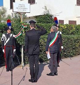 Santa Marinella, una cerimonia in ricordo delle 19 vittime, di cui 17 militari e due civili