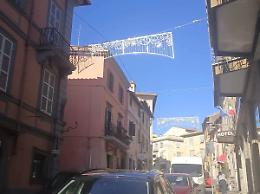 Viterbo: luminarie in centro, il Natale &egrave; alle porte