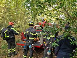 Ritrovato il corpo senza vita di un uomo nei boschi della valle del Treja
