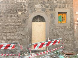 Viterbo: palazzo via Sant&rsquo;Agostino, ingresso off limits
