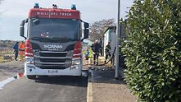 Viterbo: principio di incendio nell&rsquo;azienda di trattamento rifiuti