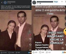 Sul web foto Meloni con il 'padre', Squarta (FdI): "&Egrave; falso quell'uomo sono io"