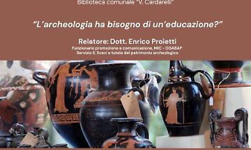 Tarquinia, l&rsquo;archeologia si fa comunit&agrave;: al &ldquo;Caff&egrave; del Patrimonio&rdquo; il dibattito con Enrico Proietti