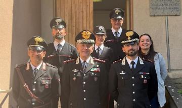 Carabinieri: il generale di Corpo d'Armata, Iacobelli, in visita nella Tuscia