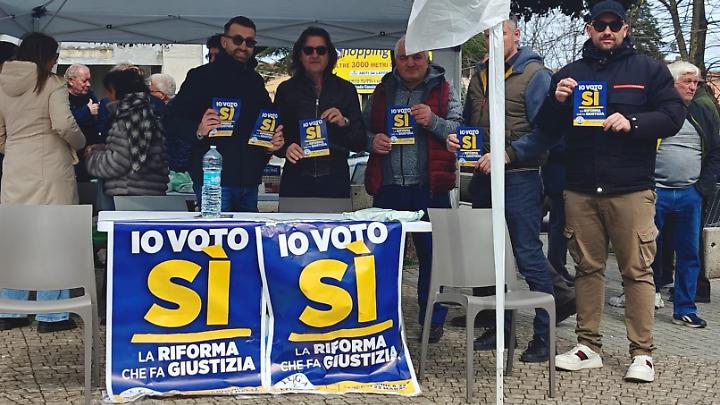 La Lega in piazza per il &ldquo;S&igrave;&rdquo; al referendum sulla giustizia