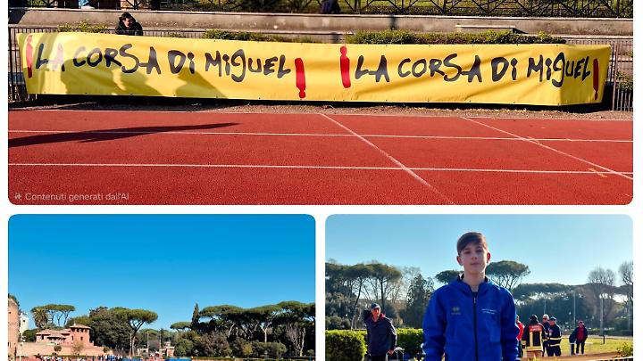 Andrea Tavella trionfa al "Mille di Miguel": primo posto alle Terme di Caracalla