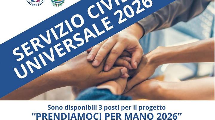 Al via le candidature per il Servizio Civile &ldquo;Prendiamoci per mano&rdquo;