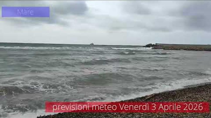 Previsioni del tempo di venerd&igrave; 3 Aprile 2026