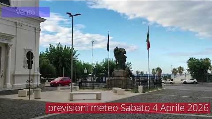 Previsioni del tempo di sabato 4 Aprile 2026