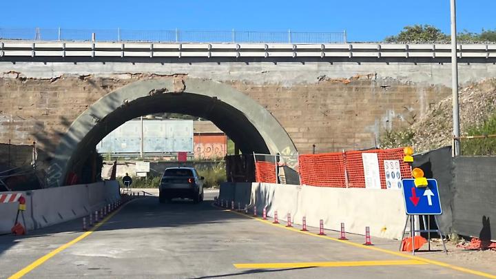 Riaperto il Sottopasso di Via Aurelia Vecchia