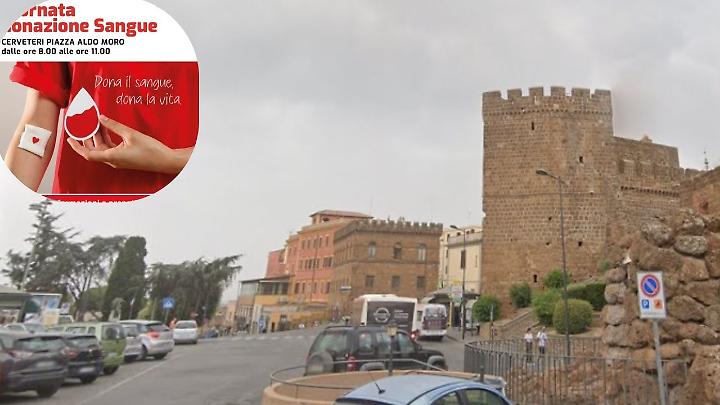 In piazza Aldo Moro a Cerveteri arriva l&rsquo;autoemoteca della Croce Rossa per donare il sangue