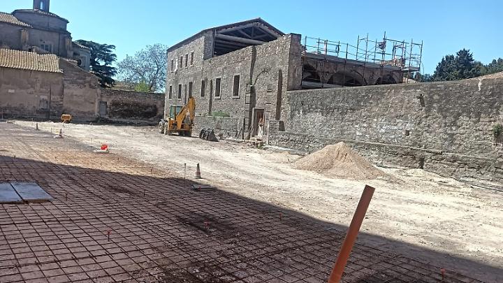 Scuderie di Sallupara, si intravede la fine lavori