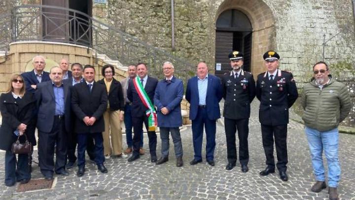 Il prefetto Pomponio in visita a Onano