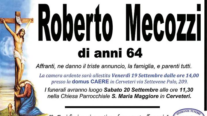 ROBERTO MECOZZI di anni 64