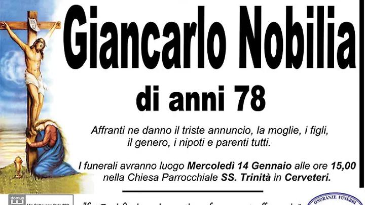 GIANCARLO NOBILIA di anni 78