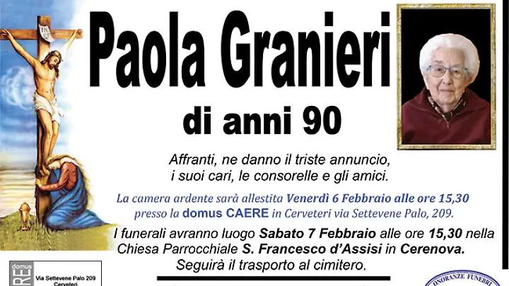 PAOLA GRANIERI di anni 90