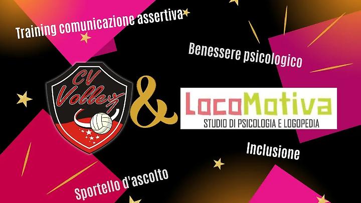 Cv Volley e LocoMotiva: nuova collaborazione per inclusione e tutela della salute psicologica